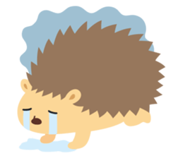 hedgehog hurry sticker #786930