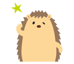 hedgehog hurry sticker #786932