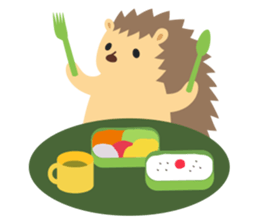 hedgehog hurry sticker #786934