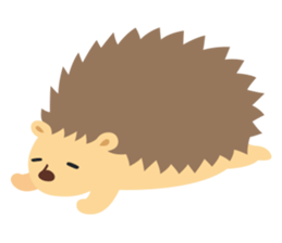 hedgehog hurry sticker #786940