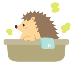 hedgehog hurry sticker #786941