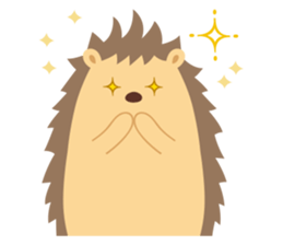hedgehog hurry sticker #786942