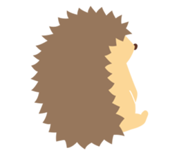 hedgehog hurry sticker #786943