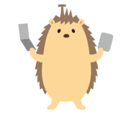 hedgehog hurry sticker #786947