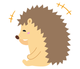 hedgehog hurry sticker #786950