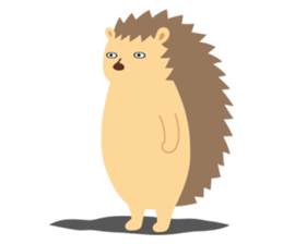 hedgehog hurry sticker #786952