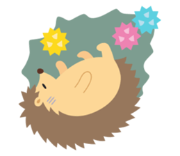 hedgehog hurry sticker #786953