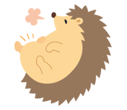 hedgehog hurry sticker #786955