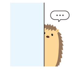 hedgehog hurry sticker #786958