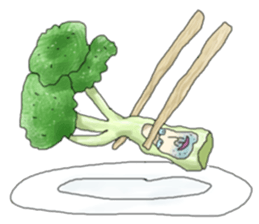 Hiraccoli sticker #787054