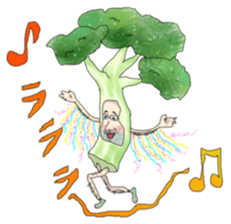 Hiraccoli sticker #787061