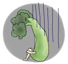 Hiraccoli sticker #787066