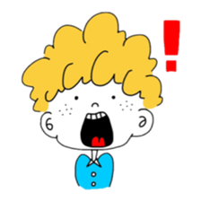 Afro Boy sticker #787161