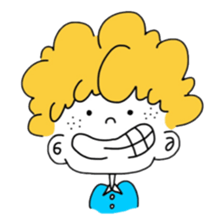 Afro Boy sticker #787163