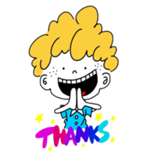 Afro Boy sticker #787185