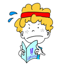 Afro Boy sticker #787187