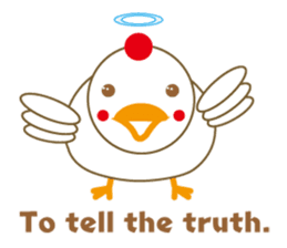 A chick as greenhorn.1 sticker #787282