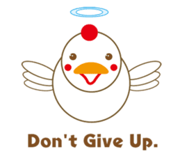 A chick as greenhorn.1 sticker #787287