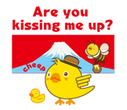 A chick as greenhorn.1 sticker #787288