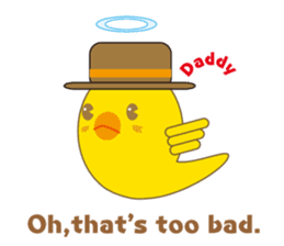 A chick as greenhorn.1 sticker #787289