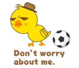 A chick as greenhorn.1 sticker #787300