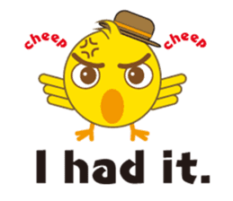 A chick as greenhorn.1 sticker #787303