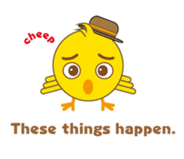 A chick as greenhorn.1 sticker #787316