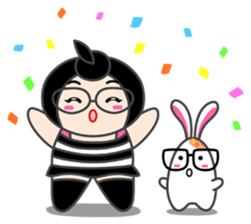 Moonoi and Momo sticker #787320