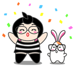 Moonoi and Momo sticker #787320