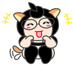 Moonoi and Momo sticker #787322