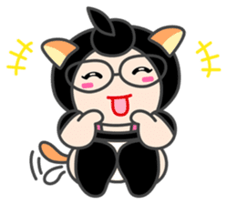 Moonoi and Momo sticker #787322