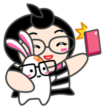 Moonoi and Momo sticker #787330