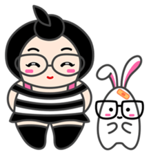 Moonoi and Momo sticker #787331
