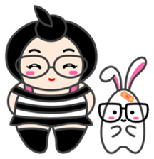 Moonoi and Momo sticker #787331