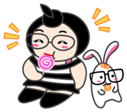 Moonoi and Momo sticker #787338