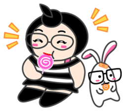 Moonoi and Momo sticker #787338
