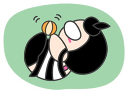 Moonoi and Momo sticker #787343