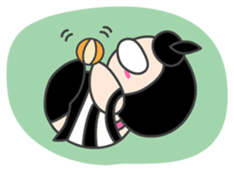 Moonoi and Momo sticker #787343