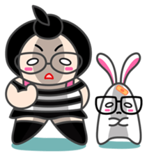 Moonoi and Momo sticker #787346