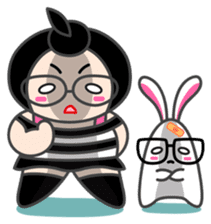 Moonoi and Momo sticker #787346