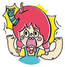 A Naughty girl sticker #787523