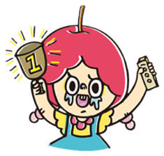 A Naughty girl sticker #787527