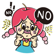 A Naughty girl sticker #787528