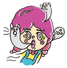 A Naughty girl sticker #787529