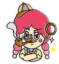 A Naughty girl sticker #787530