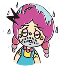 A Naughty girl sticker #787540