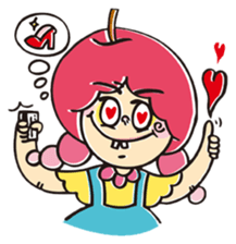 A Naughty girl sticker #787542