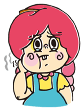 A Naughty girl sticker #787549