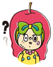 A Naughty girl sticker #787553