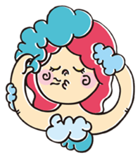 A Naughty girl sticker #787555